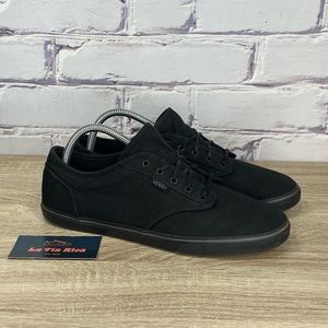 Vans Lo Black Canvas Skate Shoes